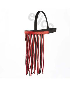 Elico Fulford Fly Fringe - Red/Black - Pony 