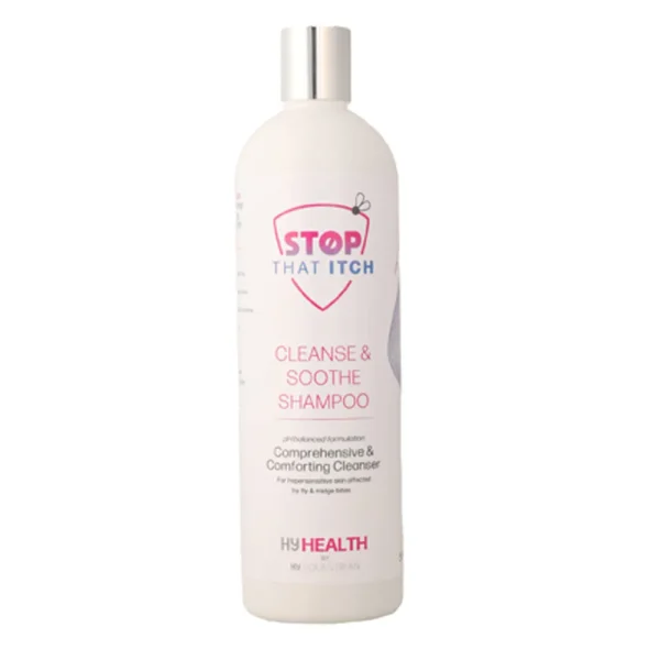 HyHEALTH STOP THAT ITCH! Cleanse & Soothe Shampoo by Hy Equestrian 500ml