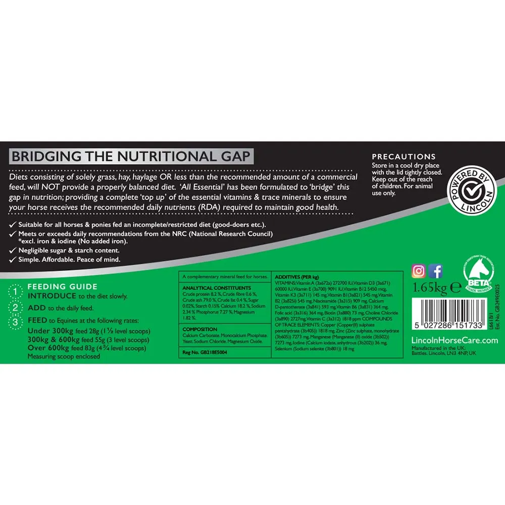 Lincoln All Essential Vitamins & Minerals - Image 2