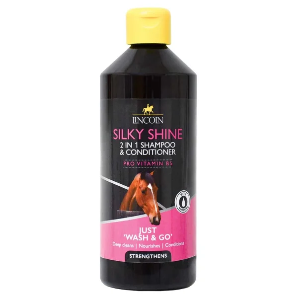 Lincoln Silky Shine 2 In 1 Shampoo & Conditioner 500ml