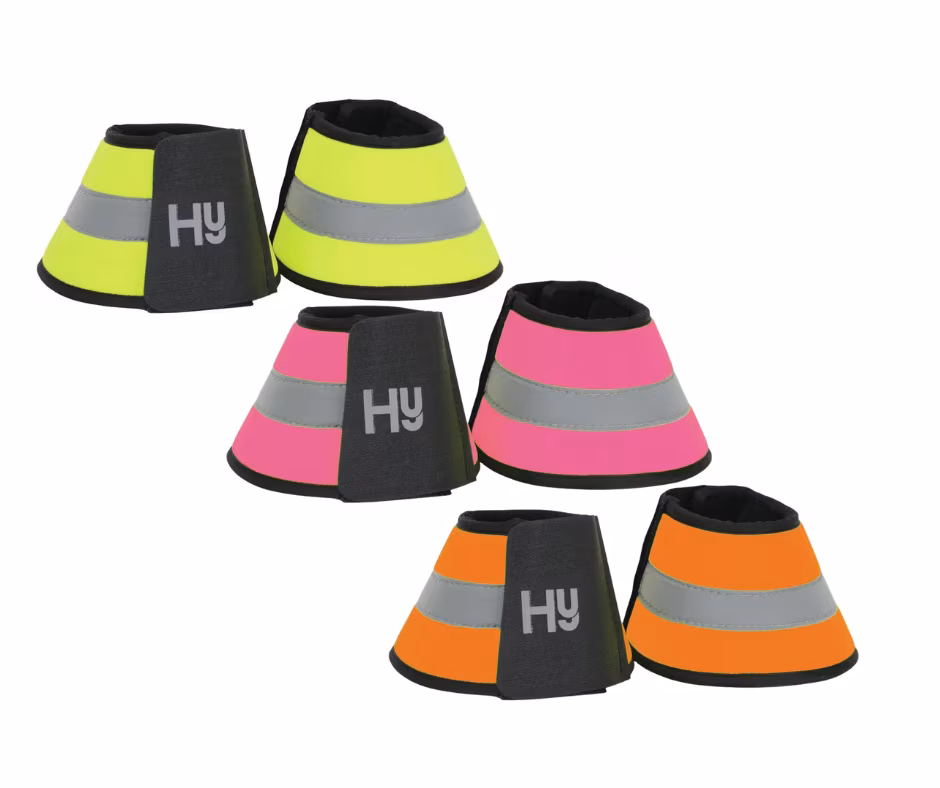 Reflector Over Reach Boots by Hy Equestrian