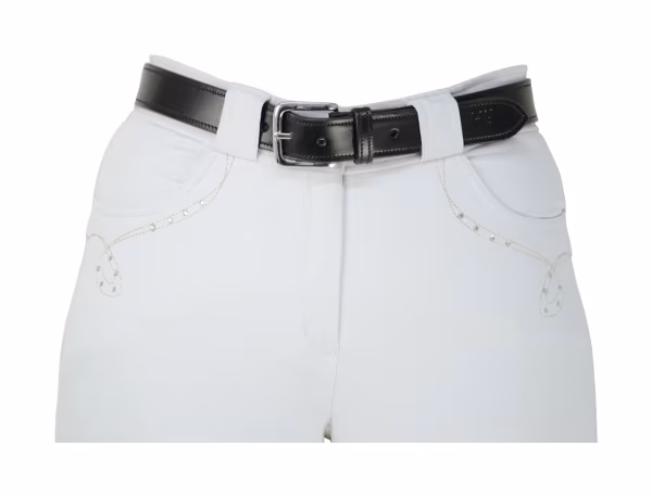 Hy Plain Leather Belt - Black