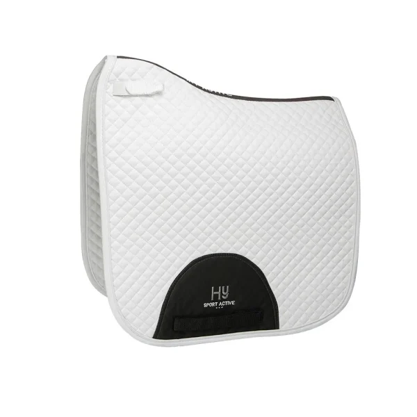 Hy Sport Active Dressage Saddle Pad - White