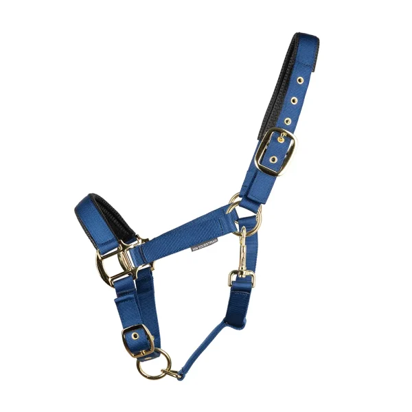 Hy Equestrian Grand Prix Head Collar - Navy