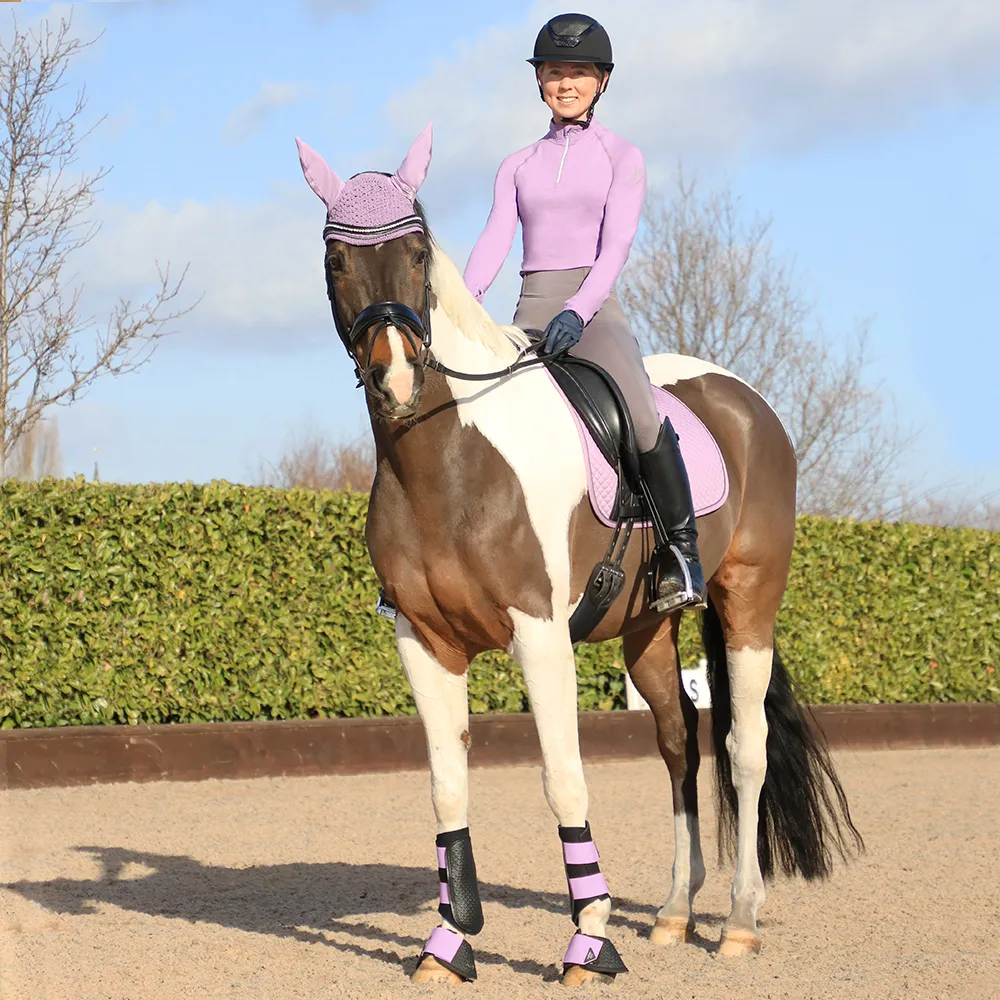 Hy Sport Active Brushing Boots - Blooming Lilac - Image 2