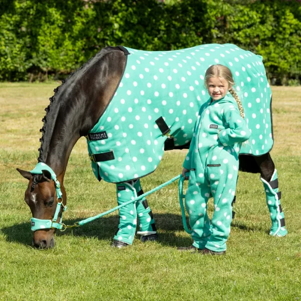 Supreme Products Dotty Fleece Boots - Gorgeous Green