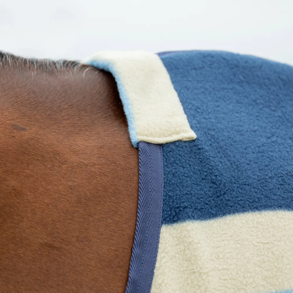 StormX Empra Newmarket Fleece Rug - Navy/Blue/Beige - Image 4