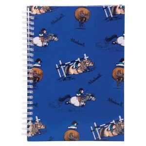 Hy Equestrian Thelwell Collection Jumps Notebook - Classic Blue