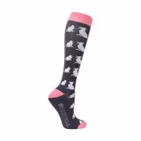 Hy Equestrian Its Raining Cats And Dogs Socks 3 Pk - Adult 4- 8 - Image 2