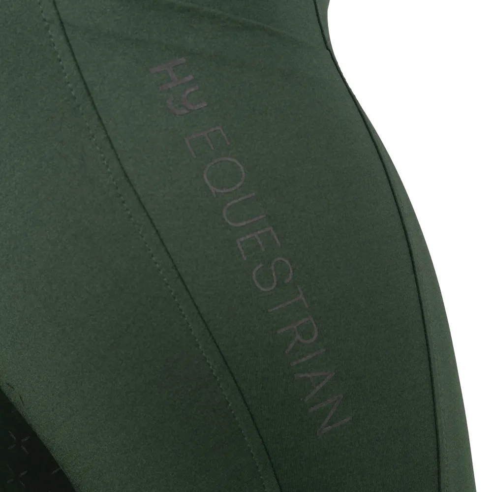 Hy Equestrian Melton Riding Tights - Forest Green - Image 3
