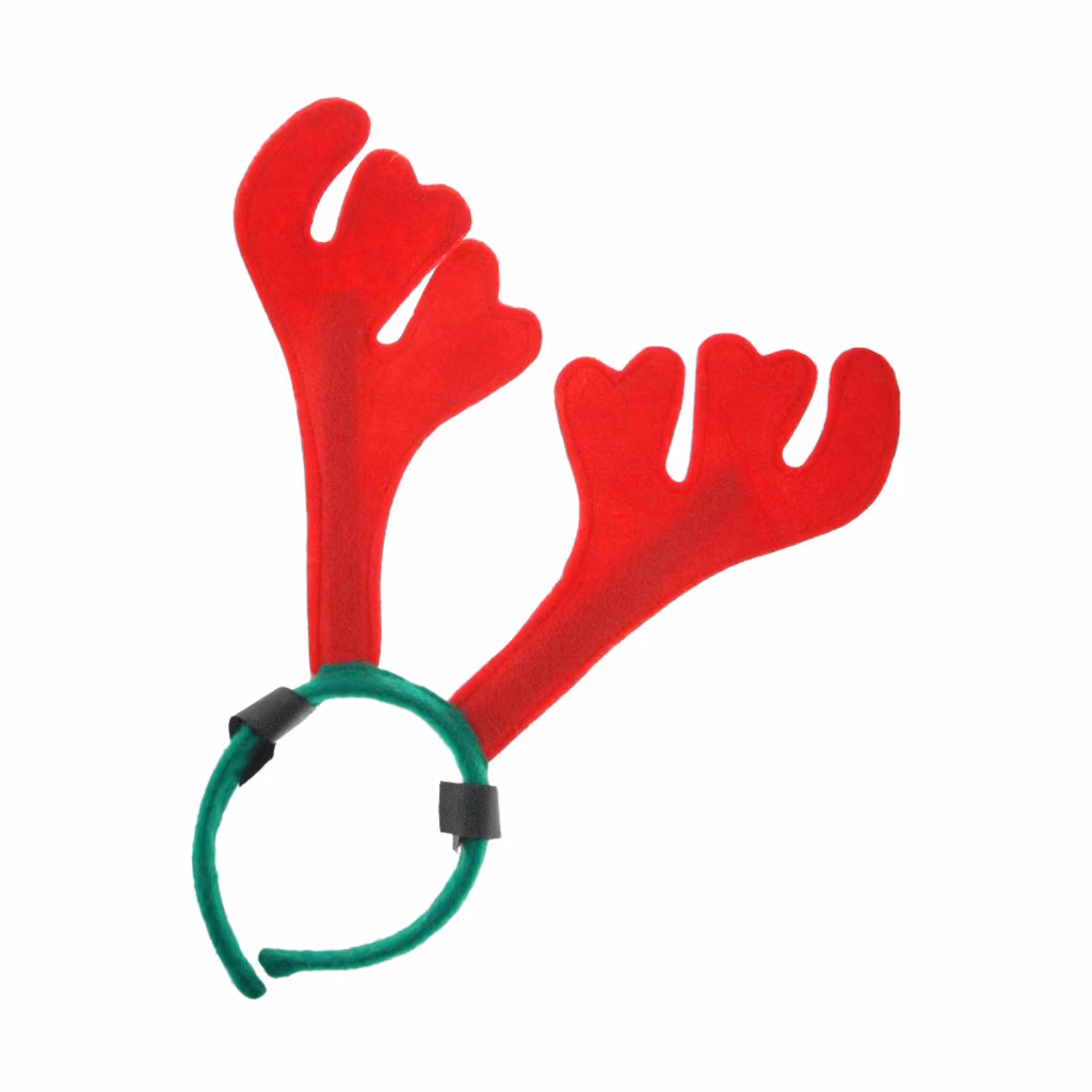 ShowQuest Christmas Antlers with Hoop and Loop Attachment