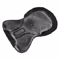 Waldhausen Gel Pad with Synthetic Fur - Black