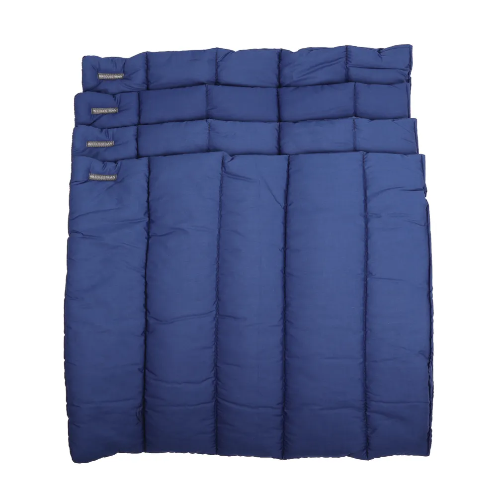 Hy Equestrian Quilted Leg Pads - Navy