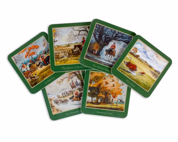 Thelwell Hunting Drinks Coasters 6 Pack