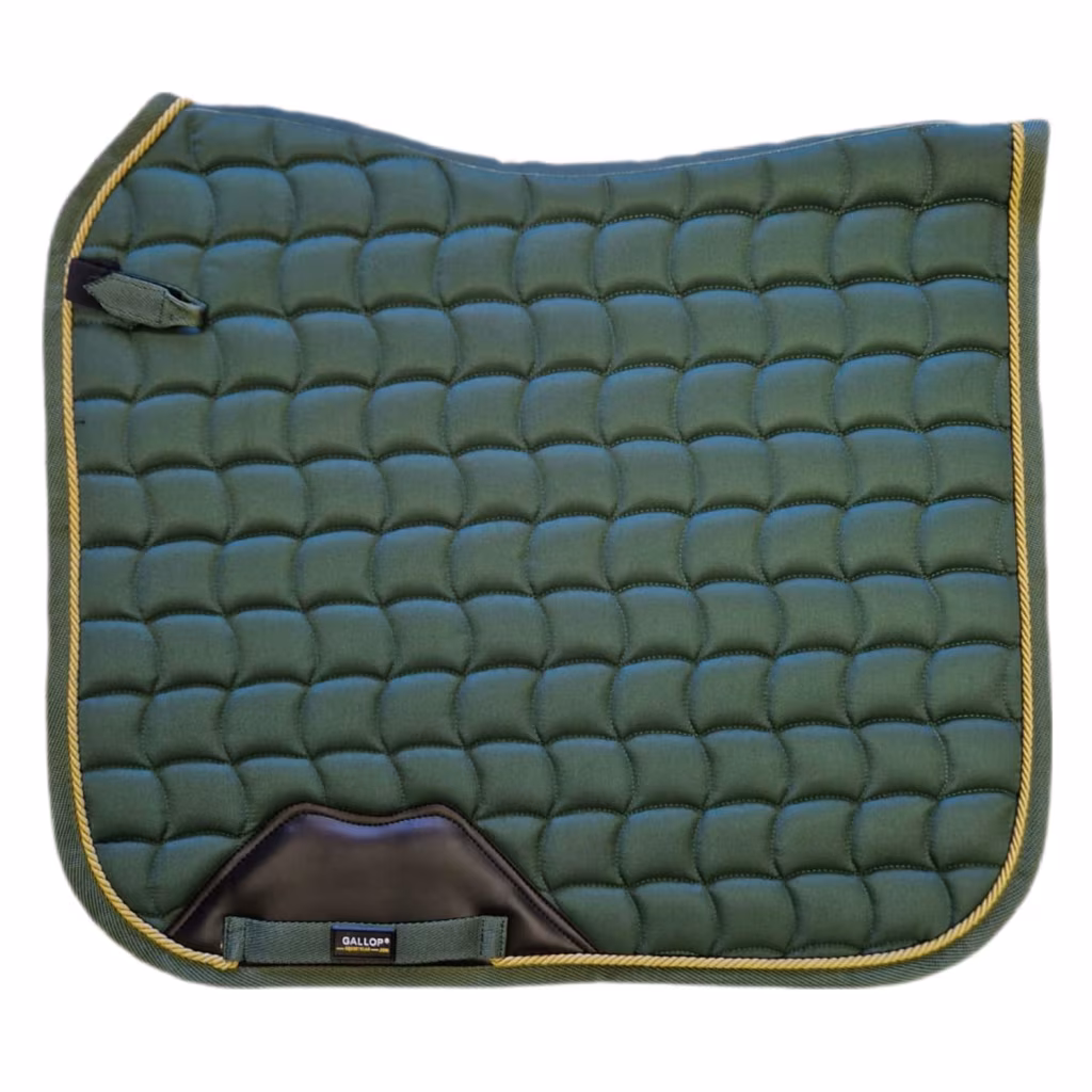 Gallop Dressage Saddle Pad - Green
