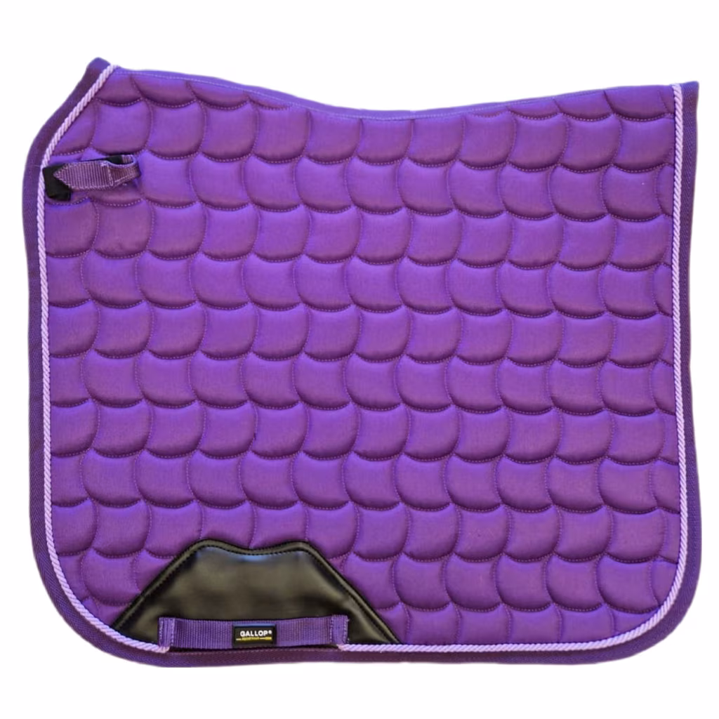 Gallop Dressage Saddle Pad - Purple