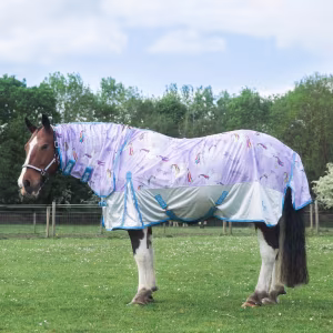Gallop Trojan Combo Mesh Fly Rug - Pegacorn