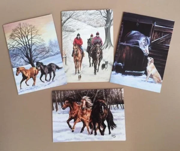 Caroline Cook Seasonal Greetings Card Pack - 8 cards