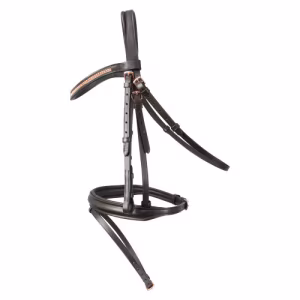 Hy Equestrian Rosciano Bridle - Brown/Rose Gold