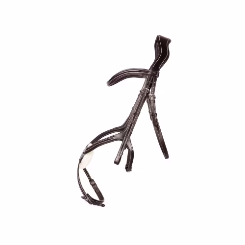 ProPresicce Pelle Crank Leather Bridle - Brown/Silver