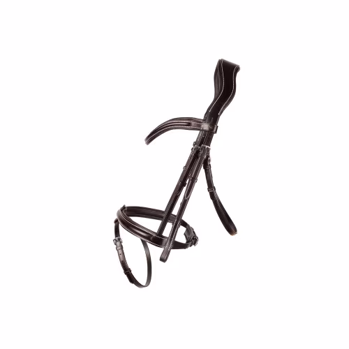 ProPresicce Pelle Flash Leather Bridle - Brown/Silver