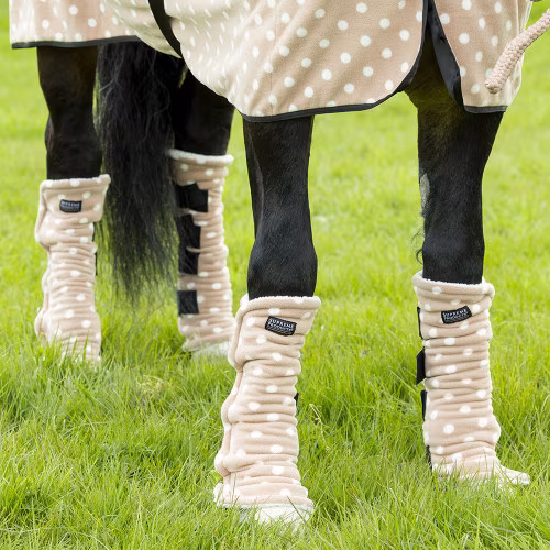Supreme Products Dotty Fleece Boots - Luxurious Latte