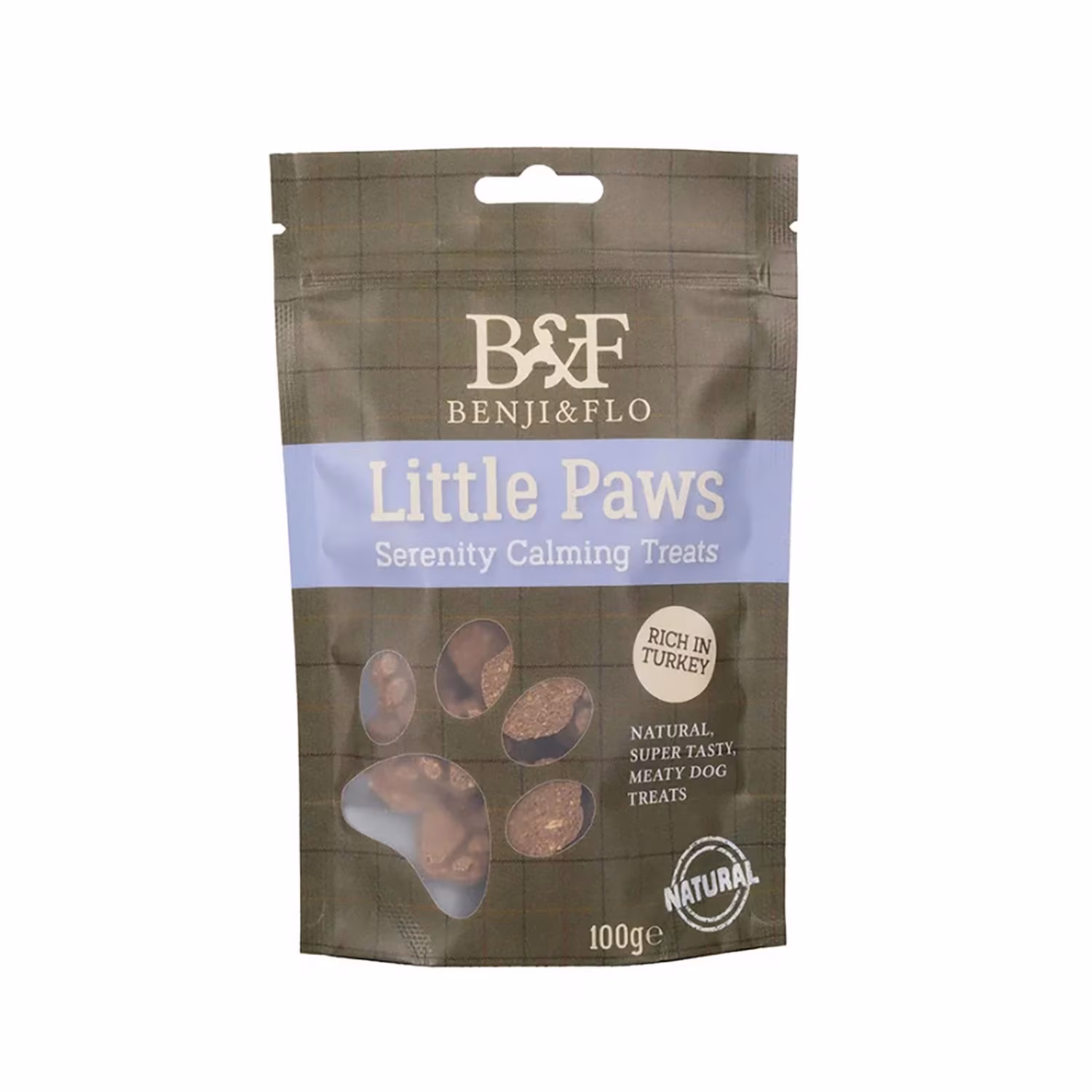 Benji & Flo Little Paws Serenity Calming Treats - Turkey