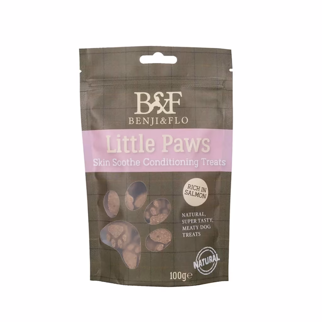 Benji & Flo Little Paws Skin Soothe Treats - Salmon