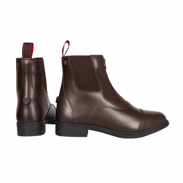 Propriverno Davanti Zip Paddock Boots - Brown