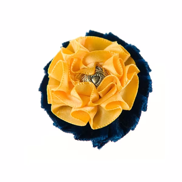 Showquest Newport Buttonhole - Navy/Sunshine/Gold