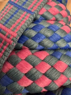HY Equestrian Tartan Headcollar With Lead Rope - Teal/Pink/Blue - Image 2