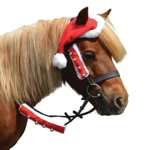Hy Equestrian Christmas Horse Santa Hat