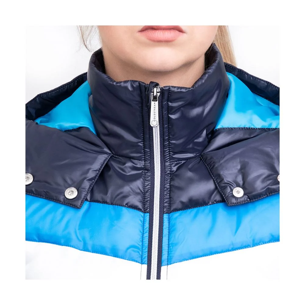 Coldstream Southdean Quilted Jacket - Navy/White/Blue - Image 4