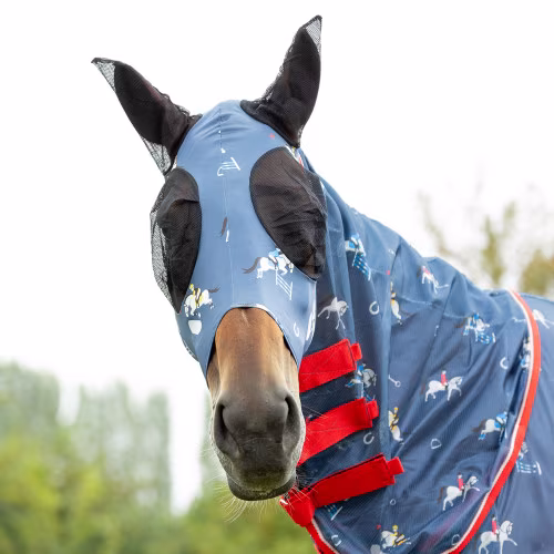Hy Equestrian Lycra Competition Ready Fly Mask