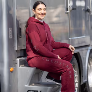 Coldstream Cheswick Diamante Hoodie - Windsor Wine