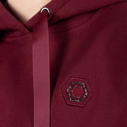 Coldstream Cheswick Diamante Hoodie - Windsor Wine - Image 3