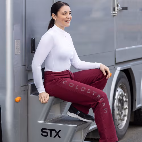 Coldstream Cheswick Diamante Lounge Pants - Windsor Wine - Image 3