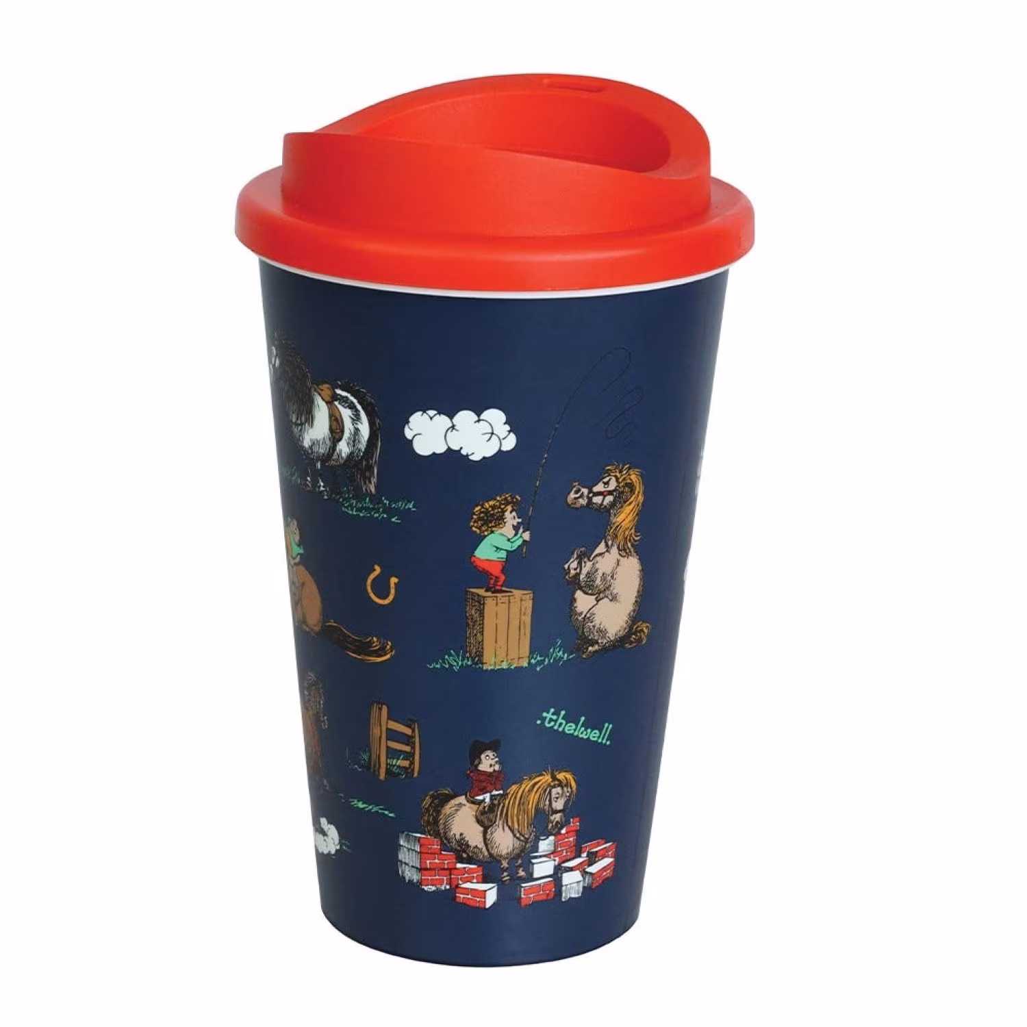 Hy Equestrian Thelwell Practice Makes Perfect Take-Away Drinks Cup