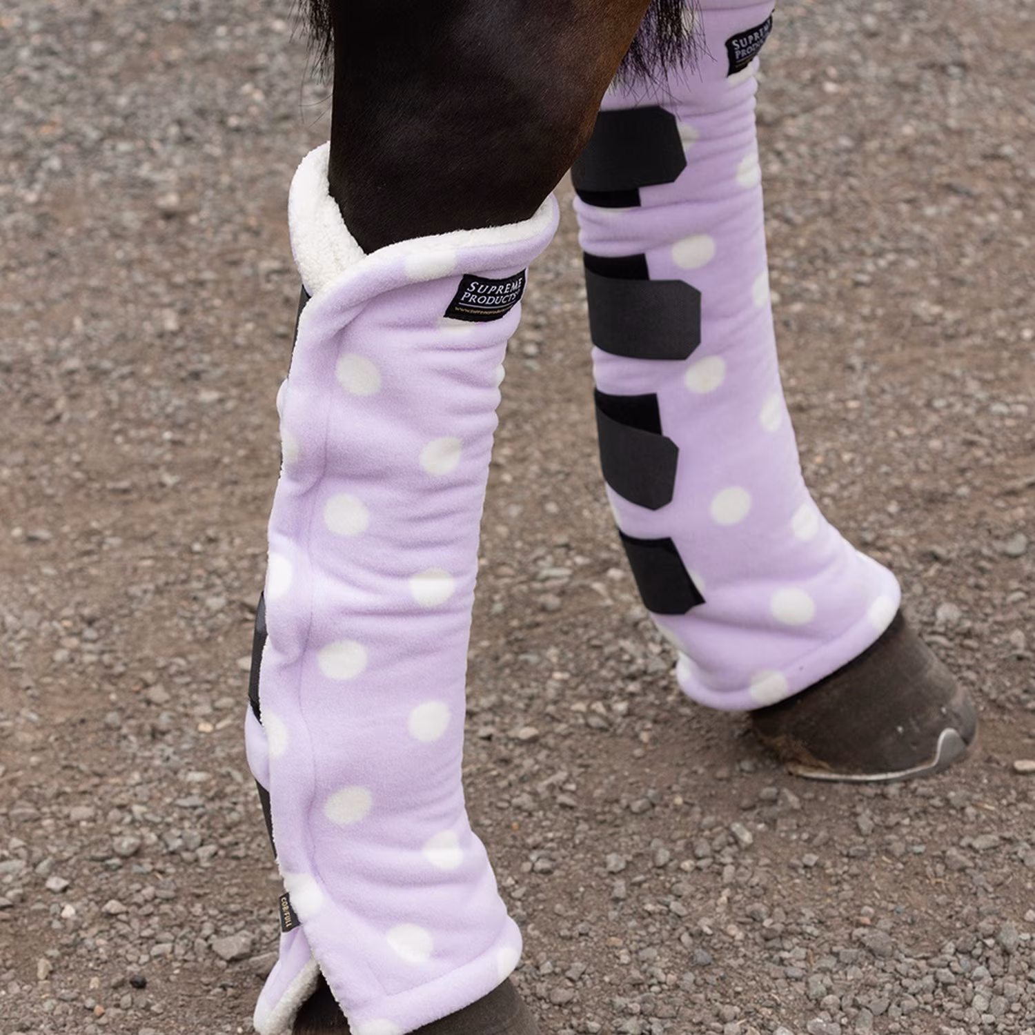 Supreme Products Dotty Fleece Boots - Lavish Lilac