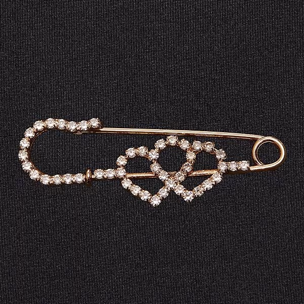 Elico Stock Pin - Interlocked Hearts