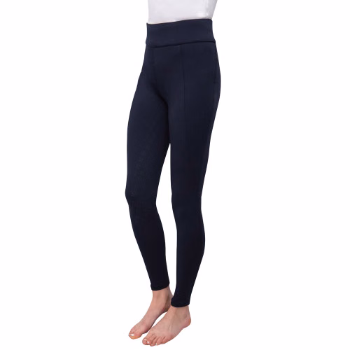 Hy Equestrian Melton Riding Tights - Adult Navy
