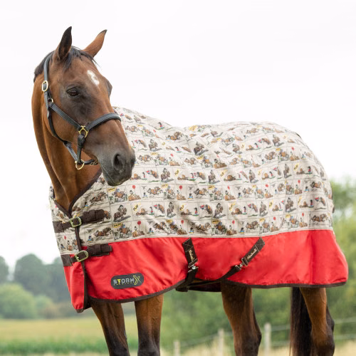 StormX Original 100g Turnout Rug - Thelwell Comic Chaos - Image 6