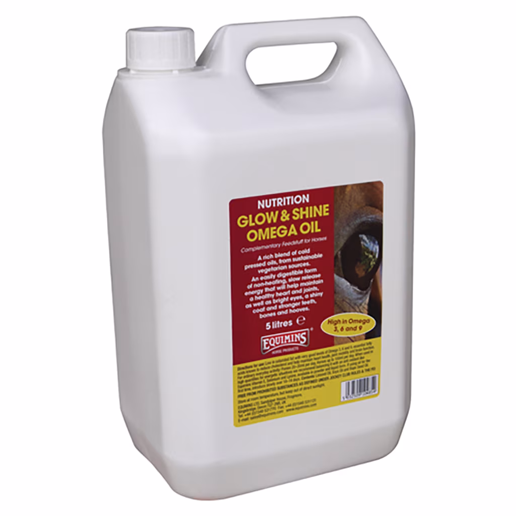 Equimins Glow & Shine Omega Oil 5Ltr