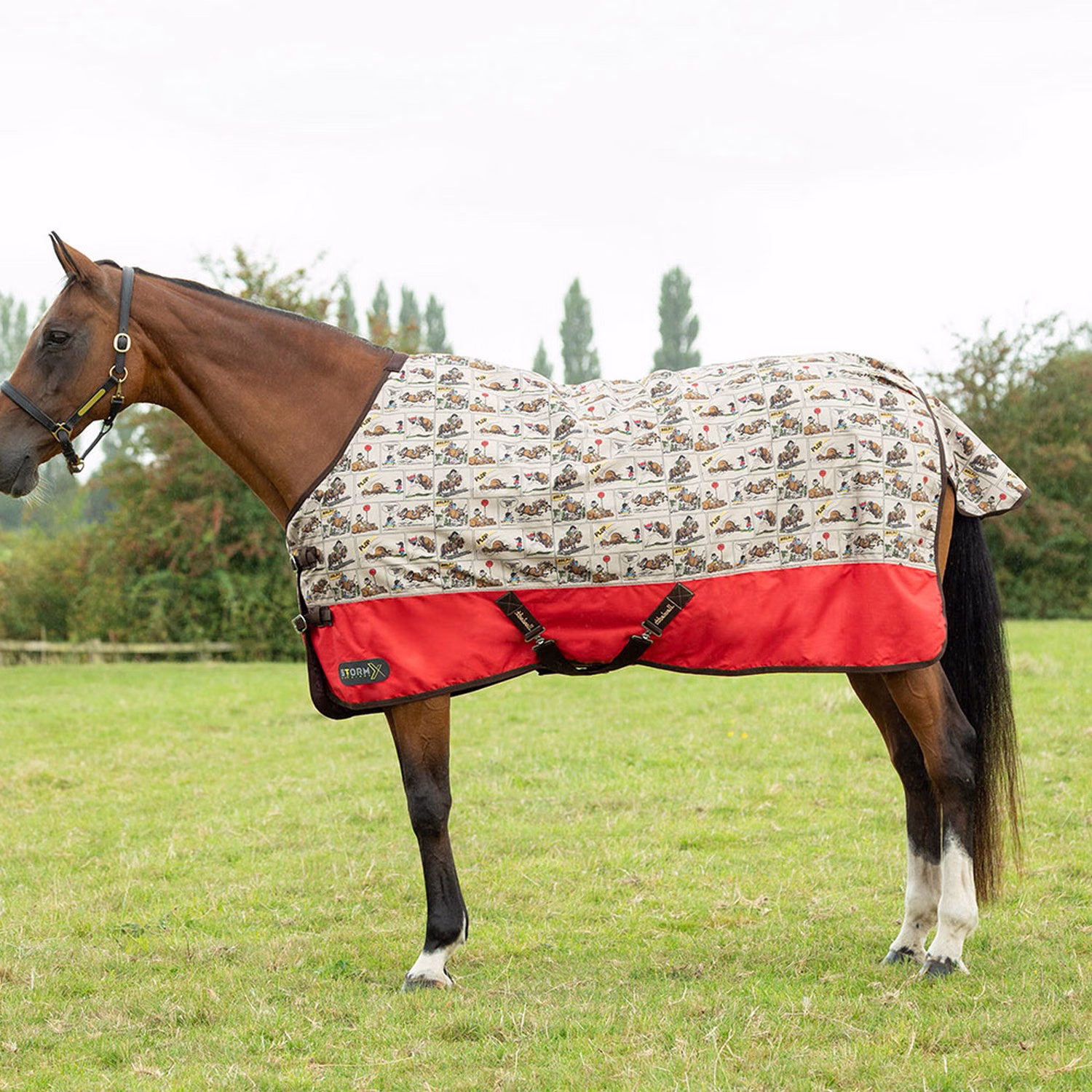 StormX Original 100g Turnout Rug - Thelwell Comic Chaos